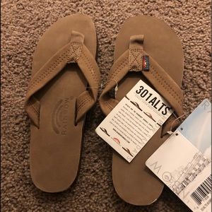 Women’s Rainbow Flip Flops Large